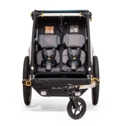 Burley D´Lite X Fahrradanhänger Aqua 2-Sitzer Mit Buggy-Funktion -Bester Babyprodukte Geschäfte dlite x interior webex