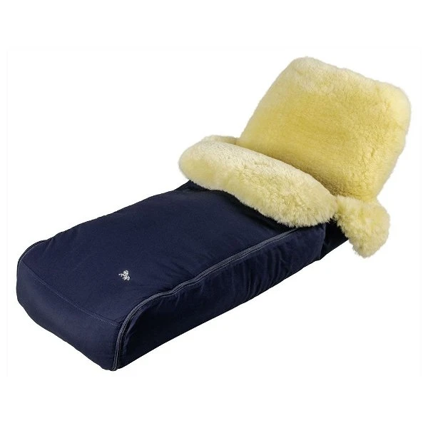 HESBA Winterfußsack DUO Premium Lammfell Natur Im Außenstoff 2-farbig 3 HESBA Winterfußsack DUO Premium Lammfell Natur Im Außenstoff 2-farbig