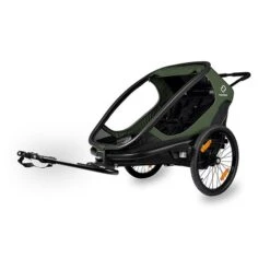 Hamax Outback Fahrradanhänger Grün/Schwarz Inkl. Deichsel & Buggyrad 11 Hamax Outback Fahrradanhänger Grün/Schwarz Inkl. Deichsel & Buggyrad -Bester Babyprodukte Geschäfte ham400062 outback green bicycle arm