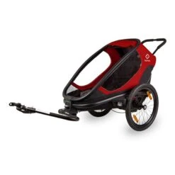 Hamax Outback One Fahrradanhänger Rot / Schwarz Inkl. Deichsel & Buggyrad -Bester Babyprodukte Geschäfte ham400065 hamax outback one red black