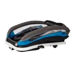 Hamax Traveller Fahrradanhänger Blau/Grau Inkl. Deichsel & Buggyrad -Bester Babyprodukte Geschäfte ham40051 folded 1