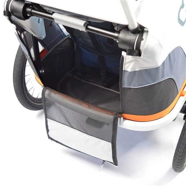 Hamax Outback Fahrradanhänger Grün/Schwarz Inkl. Deichsel & Buggyrad 4 Hamax Outback Fahrradanhänger Grün/Schwarz Inkl. Deichsel & Buggyrad – Bild 2