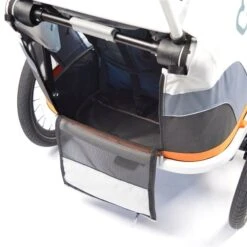 Hamax Outback Fahrradanhänger Rot/Schwarz Inkl. Deichsel & Buggyrad -Bester Babyprodukte Geschäfte hamax outback feature lugage space 1 1 1