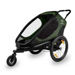 Hamax Outback Fahrradanhänger Grün/Schwarz Inkl. Deichsel & Buggyrad 10 Hamax Outback Fahrradanhänger Grün/Schwarz Inkl. Deichsel & Buggyrad -Bester Babyprodukte Geschäfte hamax outback single bike trailer stroller jogger child green 2