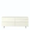 Hülsta Neo Sideboard 6 Schubkästen Lack Weiß