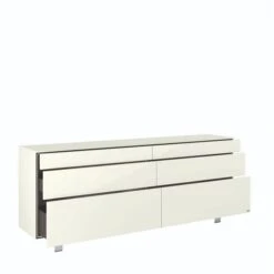 Hülsta Neo Sideboard 6 Schubkästen Lack Weiß -Bester Babyprodukte Geschäfte huelsta neo 134452f4
