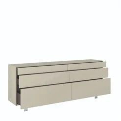 Hülsta Neo Sideboard 6 Schubkästen Lack Seidengrau -Bester Babyprodukte Geschäfte huelsta neo 134455f4