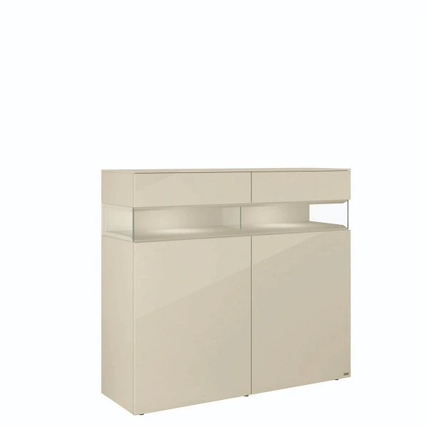 Hülsta Neo Highboard 2 Schubkästen Und 2 Türen Hochglanzlack Seidengrau 3 Hülsta Neo Highboard 2 Schubkästen Und 2 Türen Hochglanzlack Seidengrau