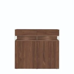 Hülsta Neo Highboard 2 Schubkästen Und 2 Türen Kernnussbaum -Bester Babyprodukte Geschäfte huelsta neo 134498f4