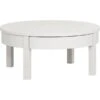 VOX Simple Kaffeetisch Niedrig Weiß Ø80 Cm -Bester Babyprodukte Geschäfte kaffeetisch niedrig 80 weiss