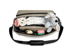 Moon Premium Wickeltasche Mud Mit Wickelauflage, Geldtasche & Befestigungssystem -Bester Babyprodukte Geschäfte moon k23 messengerbag mud 0547