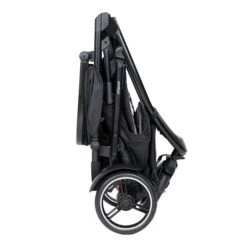 Phil&teds Dot Buggy Inklusive Sitzauflage Apple -Bester Babyprodukte Geschäfte phil teds dot buggy charcoal folded side view 8