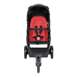 Phil&teds Dot Buggy Inklusive Sitzauflage Chili -Bester Babyprodukte Geschäfte phil teds dot buggy in chili red colour front view 1
