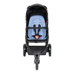 Phil&teds Dot Buggy Inklusive Sitzauflage Sky -Bester Babyprodukte Geschäfte phil teds dot buggy in sky blue front view 1