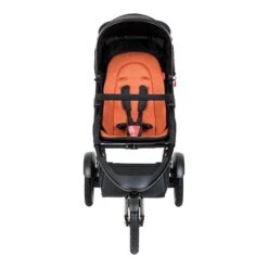 Phil&teds Sport Buggy Inklusive Sitzauflage Rust -Bester Babyprodukte Geschäfte phil teds sport buggy in rust orange colour front view 1
