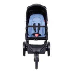 Phil&teds Sport Buggy Inklusive Sitzauflage Sky -Bester Babyprodukte Geschäfte phil teds sport buggy in sky blue colour front view 1