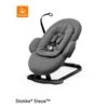 Stokke® Steps™ Bouncer Herringbone Grey Gestell Schwarz -Bester Babyprodukte Geschäfte steps bnc black herrgrey tyhng 221011 8i0323 floor rt