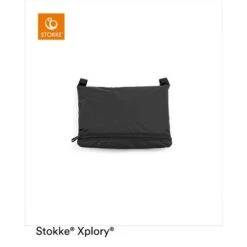 Stokke® Xplory® X Regenschutz Black -Bester Babyprodukte Geschäfte xplory x raincover packed 200923 041 rt