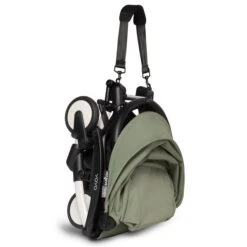 BABYZEN™ YOYO² 6+ Buggy Olive Gestell White -Bester Babyprodukte Geschäfte yoyo 2 6 folded 3 4 white frame olive web